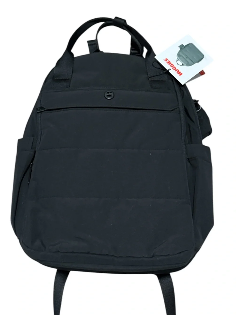 NWT Huggies Tiny Traveler Solid Backpack Diaper Bag - Black